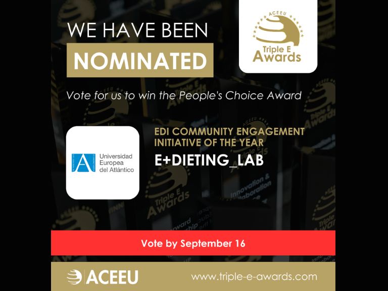 UNEATLANTICO 領導的 E+DIETing_LAB 專案入圍 ACEEU The Triple E Awards 決賽